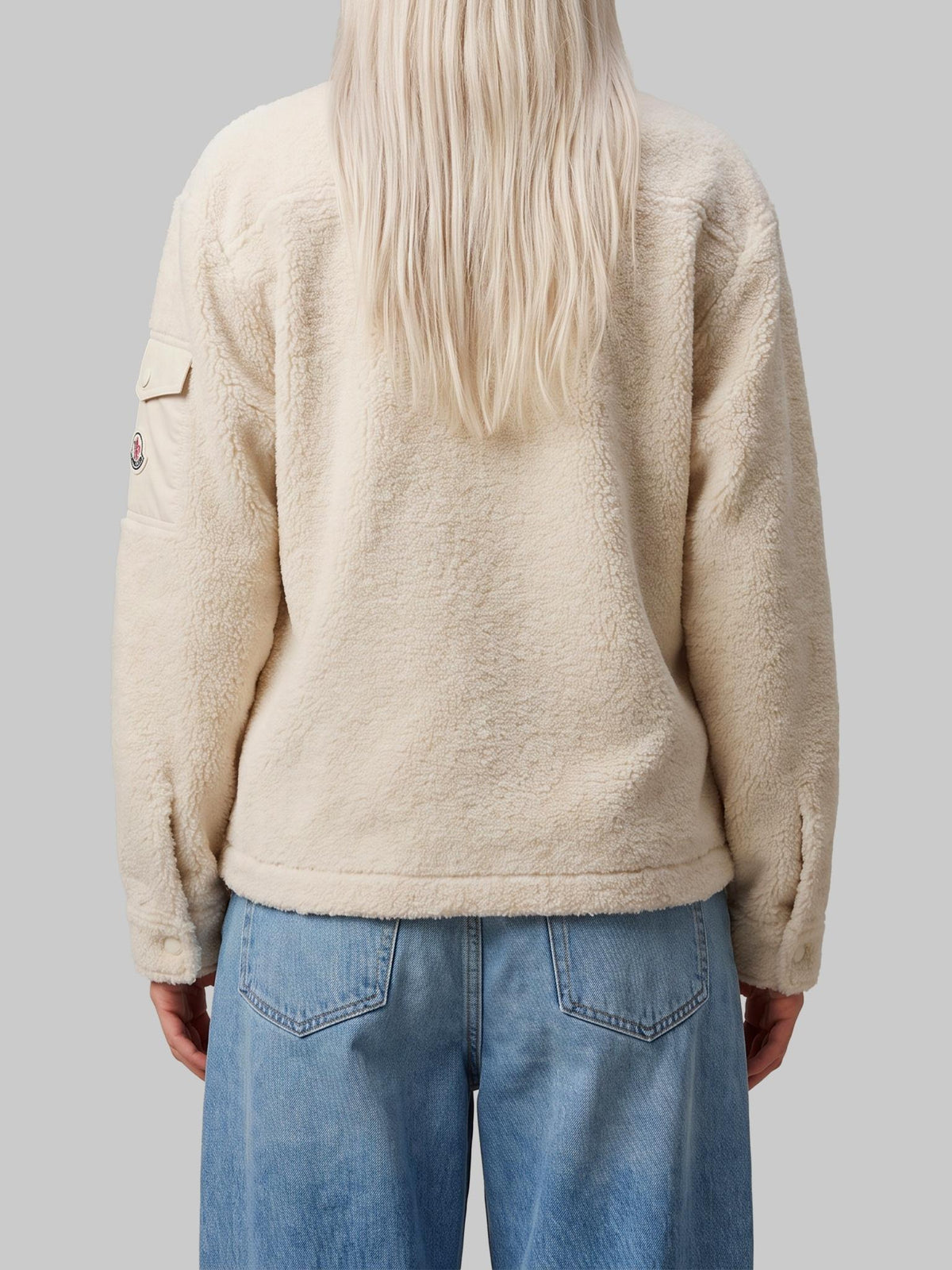 Moncler Black Nylon Casual Jacket for Women