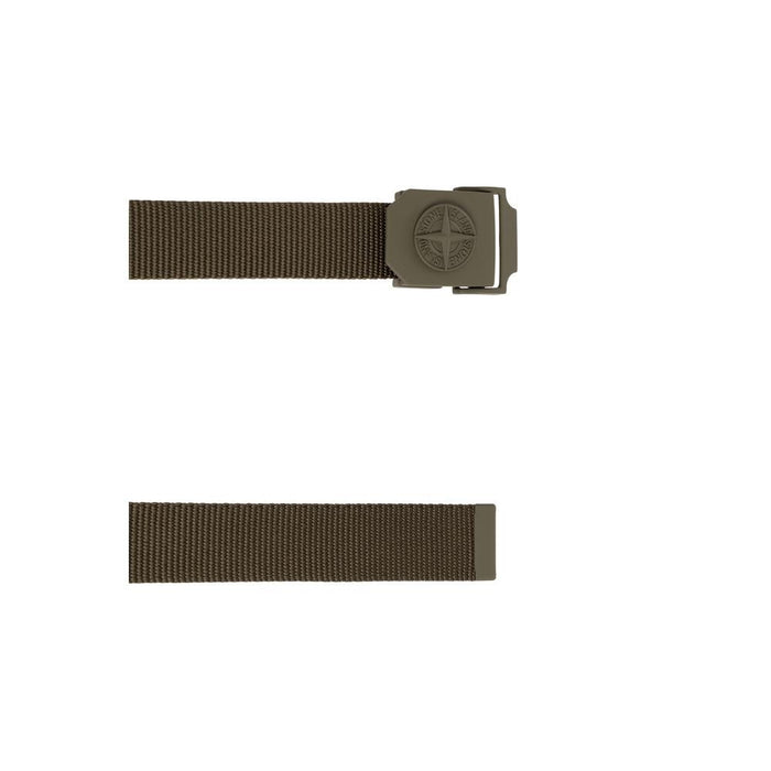 STONE ISLAND Compass Logo Buckle Belt Black Men’s Accessories