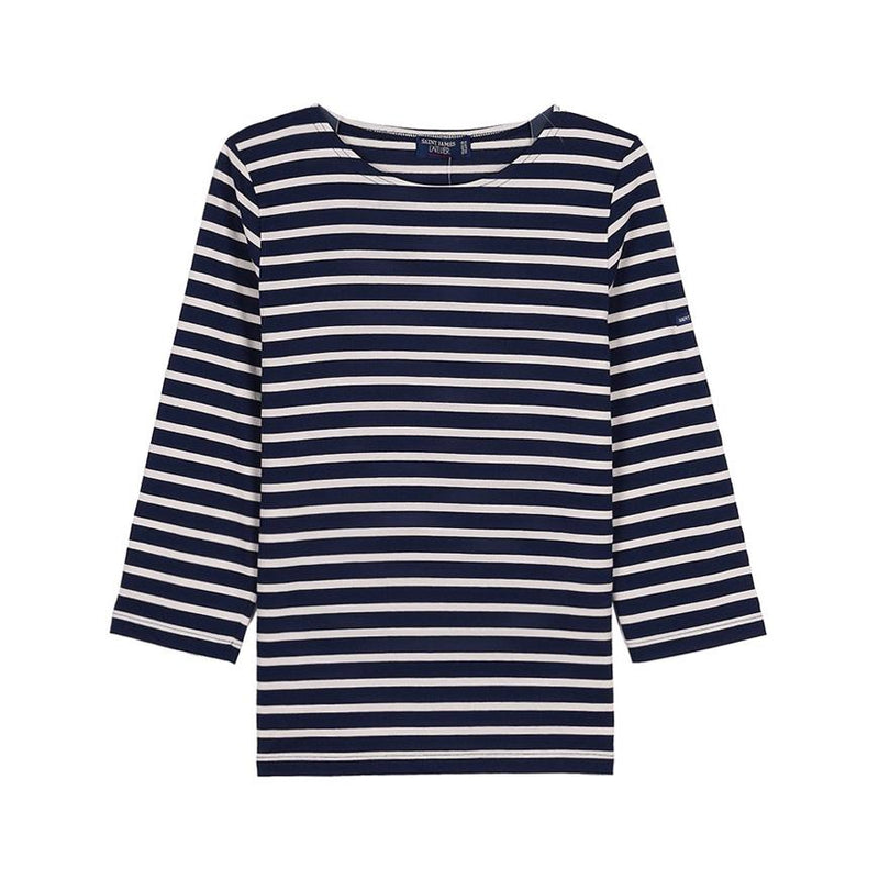 Saint James Women’s Galathee II Striped T-Shirt Marine/Ecru