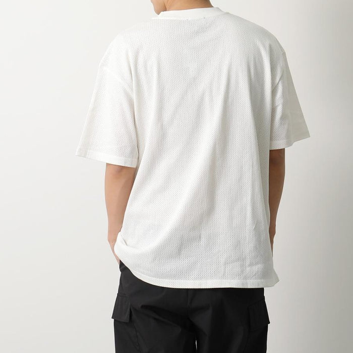 A.P.C. MORAN Logo Print Mesh Short Sleeve T-Shirt
