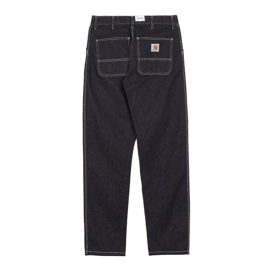 CARHARTT WIP Men’s Simple Blue Denim Jeans Classic Pants