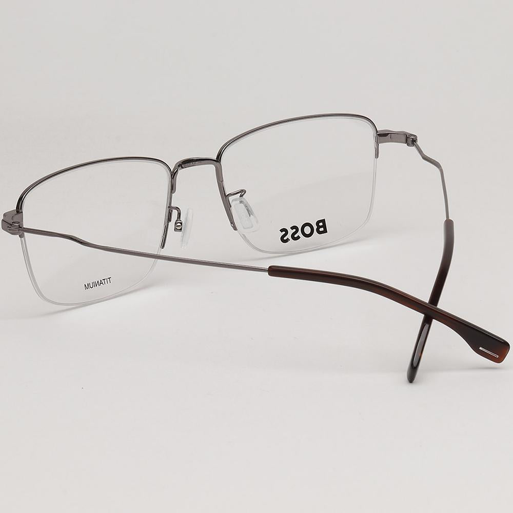 HUGO BOSS Titanium Semi-Rimless Unisex Eyeglass Frames BOSS1516G KJ1