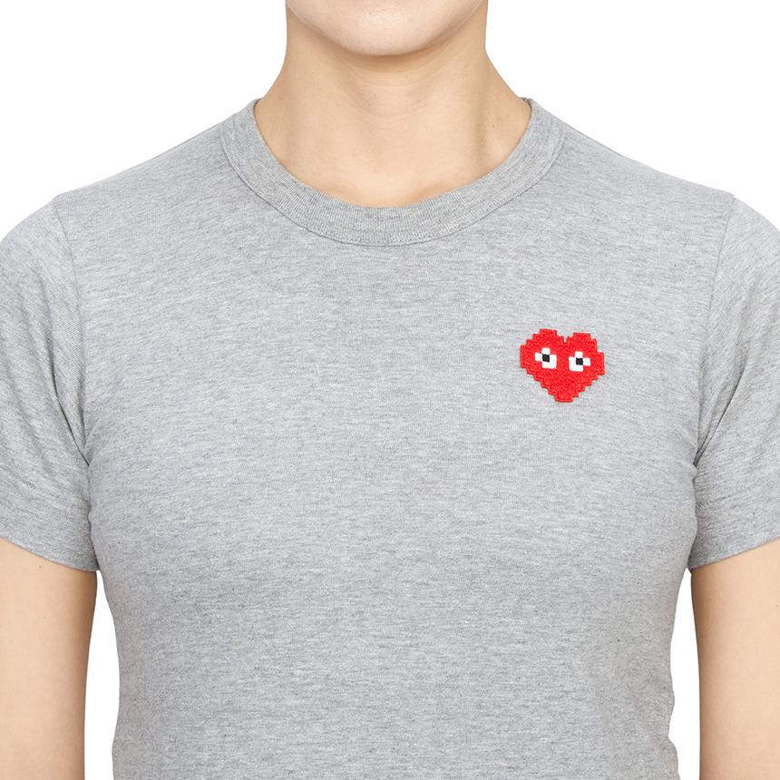 Comme des Garcons Invader Pixel Patch Women’s Short Sleeve T-Shirt AZ T321 051 2