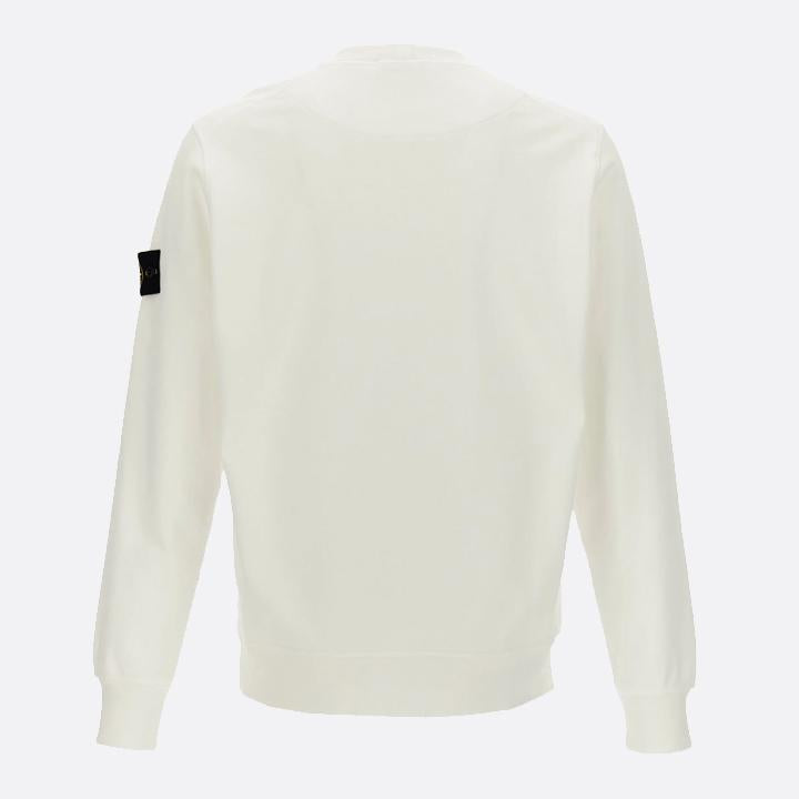 STONE ISLAND Ivory Fleece Sweatshirt Unisex L1S156100060 S0051 V0093