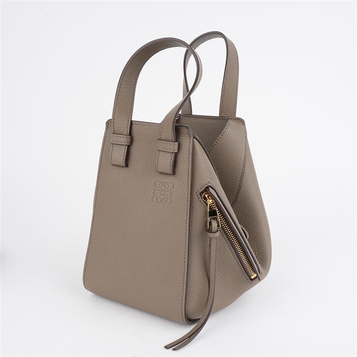 LOEWE Soft Grained Calfskin Compact Hammock Shoulder Bag