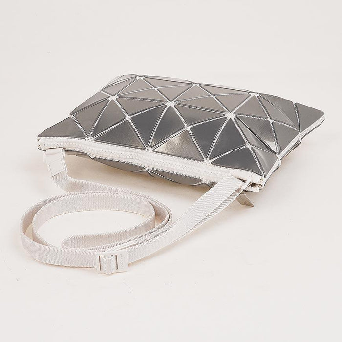 Issey Miyake Metallic Lucent Crossbody Bag Black