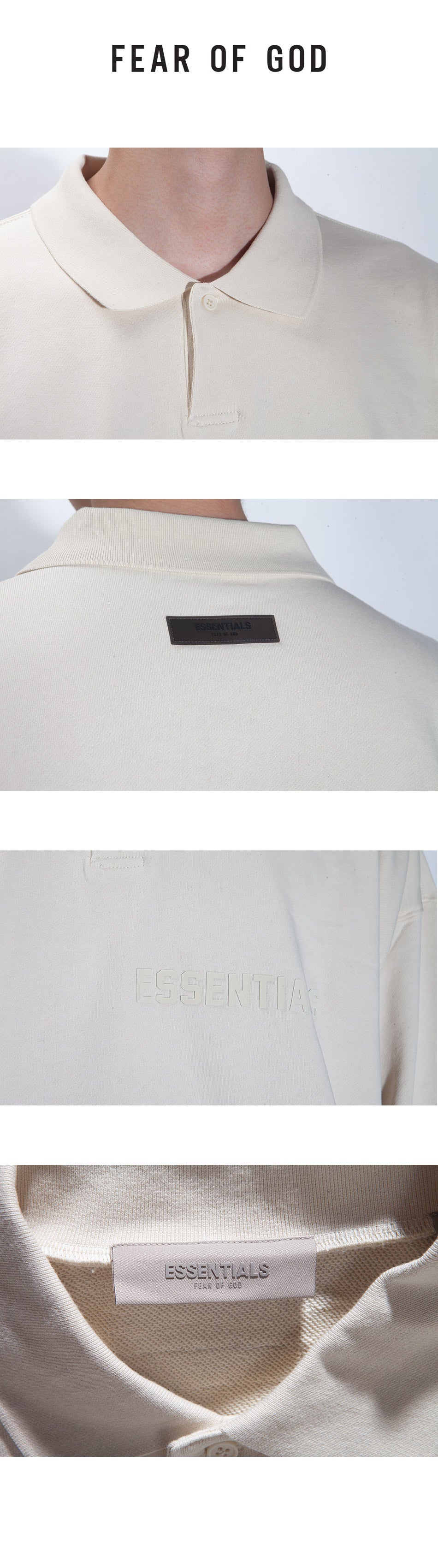 Fear of God Essentials LS Polo T-Shirt Unisex