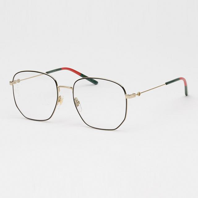 GUCCI Oversized Black Acetate Eyeglass Frames GG0396O 001 Unisex