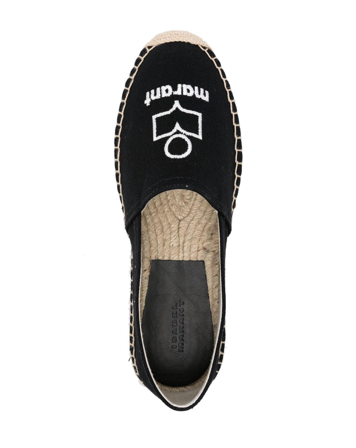 Isabel Marant Logo Espadrille Loafers EP0001FA A1C71S 01BK