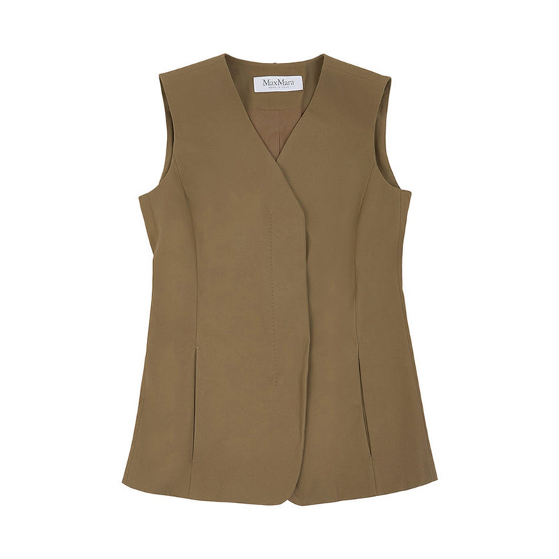 Max Mara Leno Cotton Twill Vest for Women RENO 003