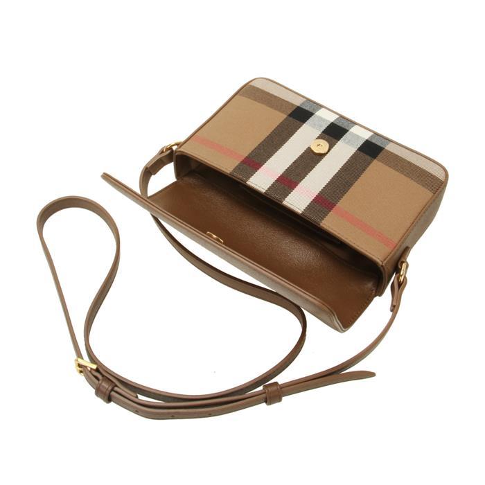 BURBERRY New Hampshire Check Crossbody Bag