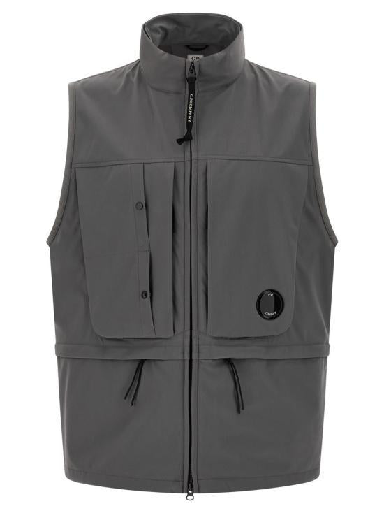 CP Company Smoked Pearl Nylon Vest