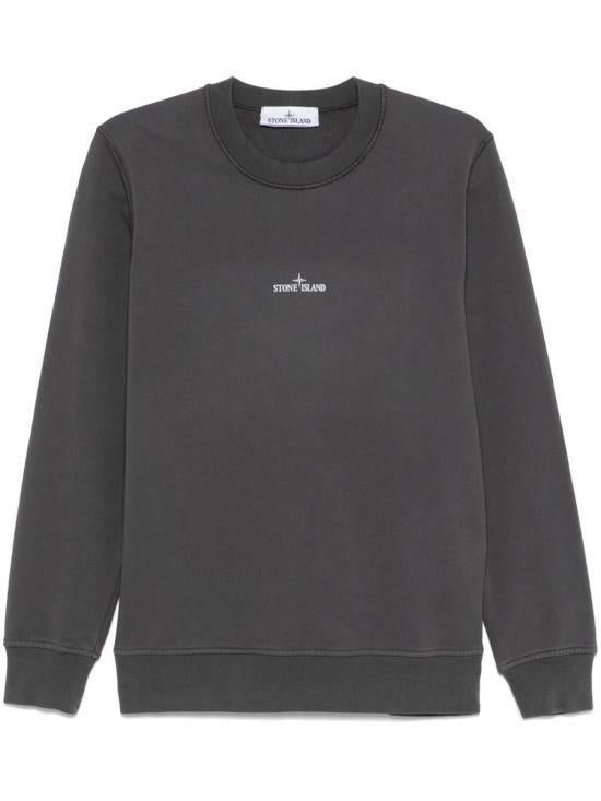 STONE ISLAND Organic Cotton Fleece Sweatshirt K1S15 S0083 V0065
