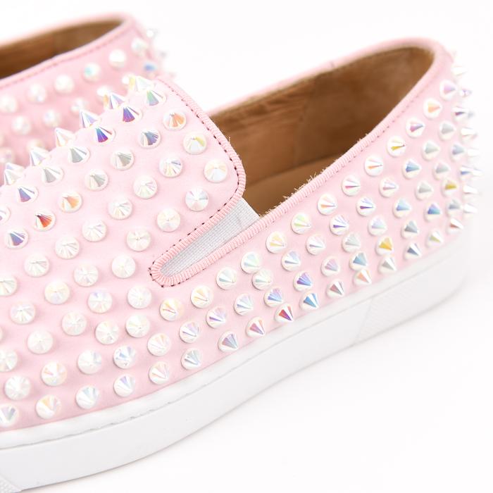Christian Louboutin Spike Slip-On Low-Top Sneakers