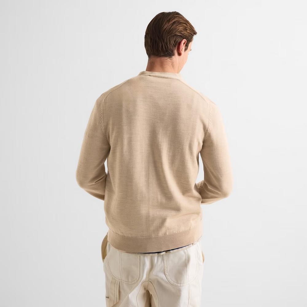 Maison Kitsune Fox Head Wool Knit Men’s Cardigan