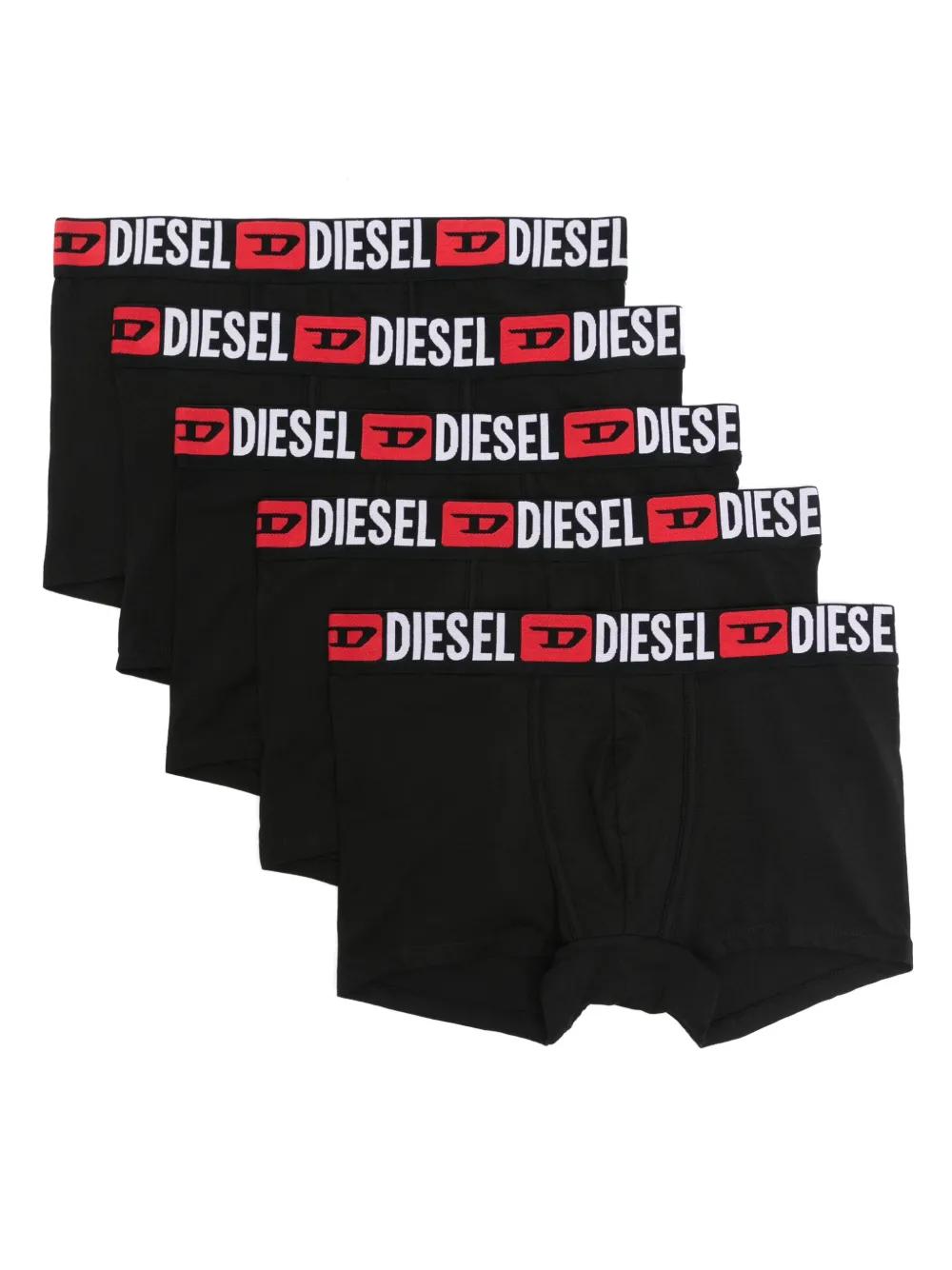 DIESEL Men’s 5-Pack Black Boxer Briefs Unde 00SUAG 0DDAI E4356 00SUAG0DDAI E4356