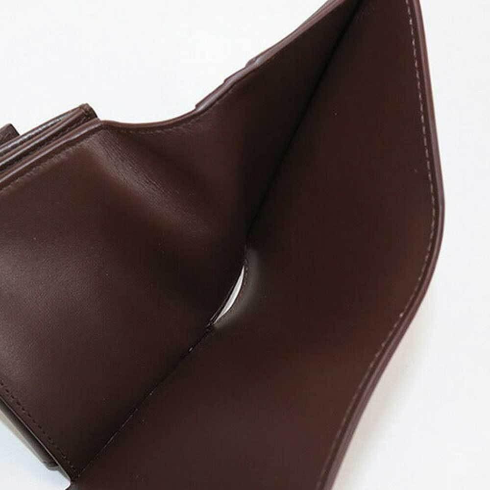 CELINE Shiny Calfskin Small Triomphe Wallet