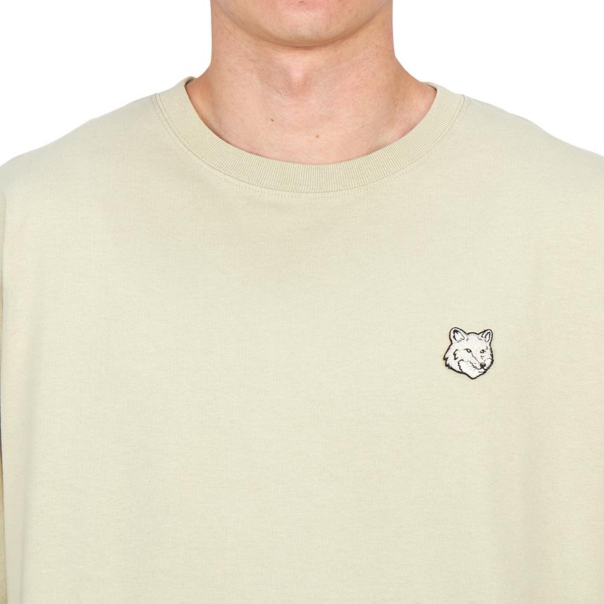 Maison Kitsune Bold Fox Head Logo Men’s Long Sleeve T-Shirt LM00109KJ0118 P129
