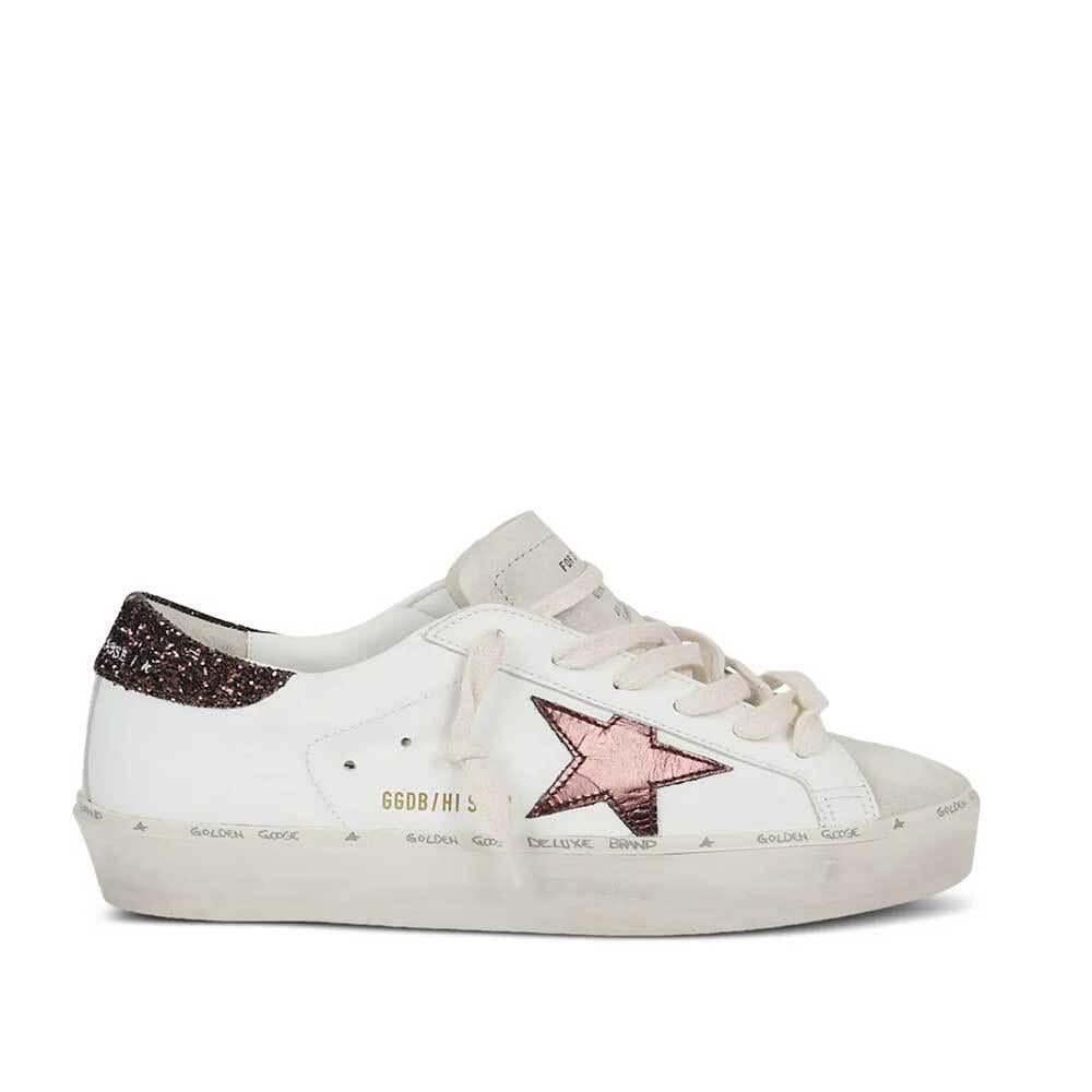 GOLDEN GOOSE Glitter Heel Tab High Star Low-Top Sneakers GWF00118 F007526 12278
