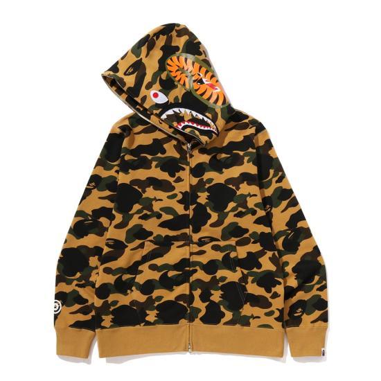 BAPE Yellow Hoodie Women’s Pullover Sweatshirt