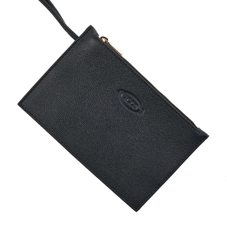 Tods T Timeless Mini Shopper Tote Bag Black Leather Women’s
