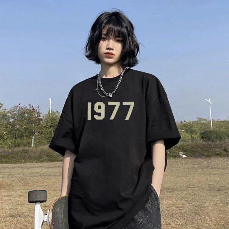 Fear of God Essentials 1977 Black T-Shirt Unisex