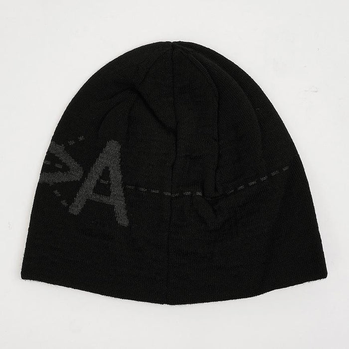 ROA Unisex Dial Wool Beanie Cap Black RBUW2104 YA17 BLK0001