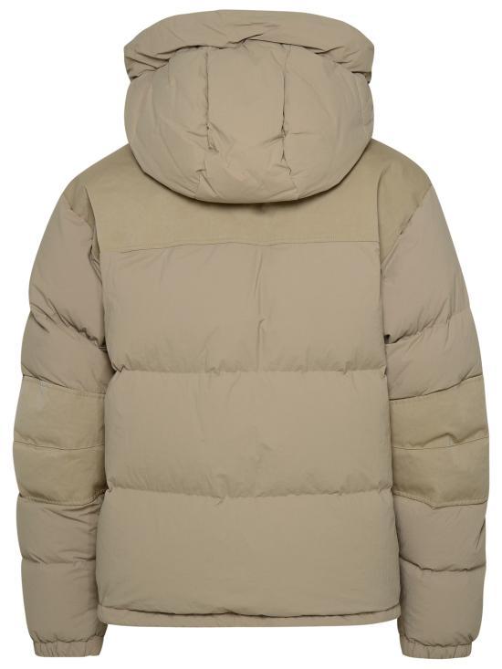 Ten C Beige Short Down Puffer Jacket 22CTCUC0313 5003780903