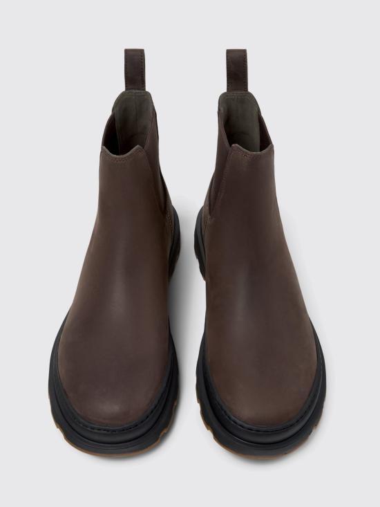 Camper Brutus Ankle Boots Men’s Black Leather Boots K300534 002 DOM