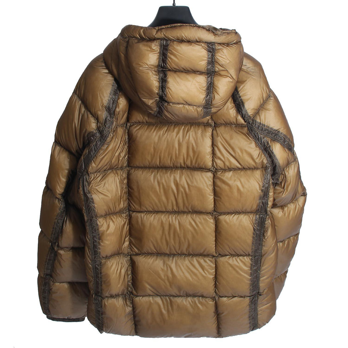 CP Company DD Shell Hooded Down Puffer Jacket Beige Men