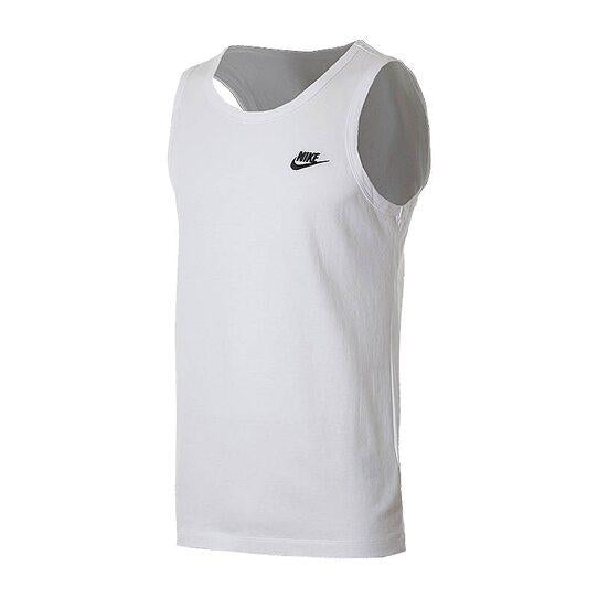 Nike White Sleeveless T-Shirt