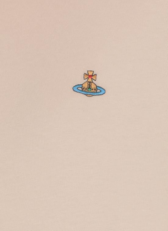 Vivienne Westwood Classic ORB Logo T-Shirt Birch Ivory Cotton