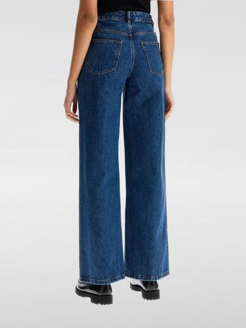 A.P.C. Elizabeth High-Rise Straight Leg Jeans Denim Blue