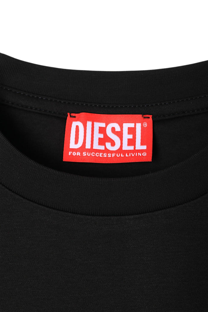 DIESEL Black Short Sleeve T-Shirt Unisex
