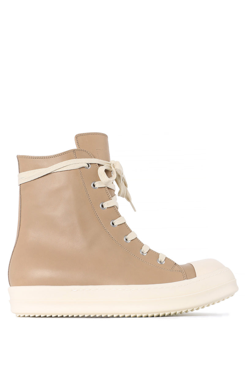 Rick Owens Men's Dark Pearl High-Top Sneakers RU02B2890LCG8811
