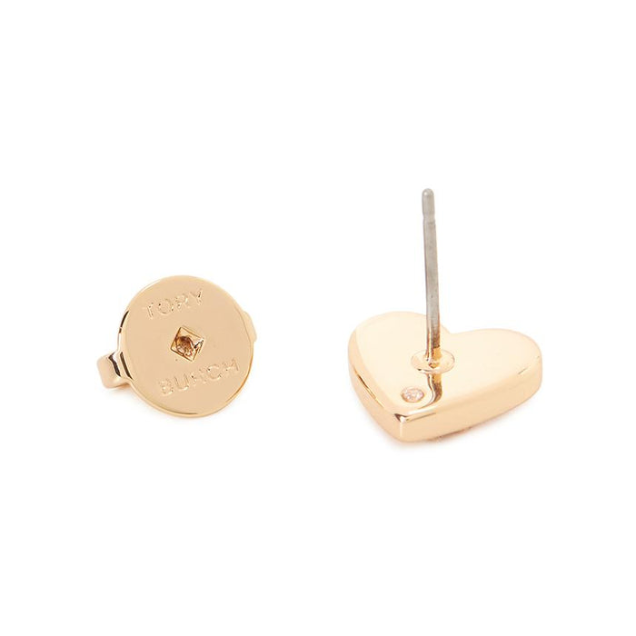 Tory Burch Kira Heart Stud Earrings Gold-Tone