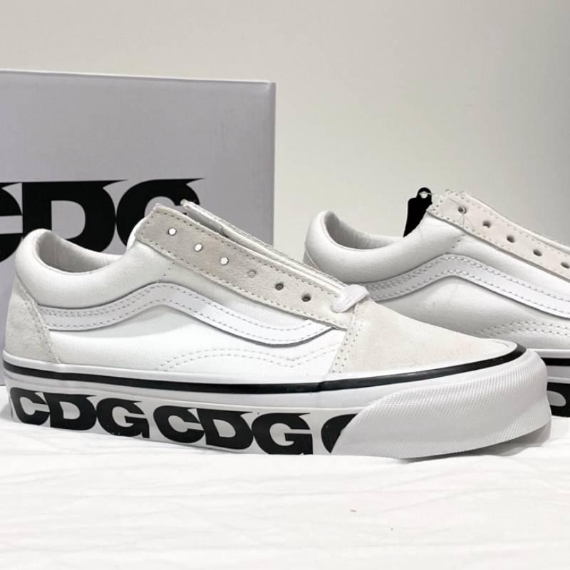 Comme des Garcons Vans x CDG Old Skool LX White Low-Top Sneakers