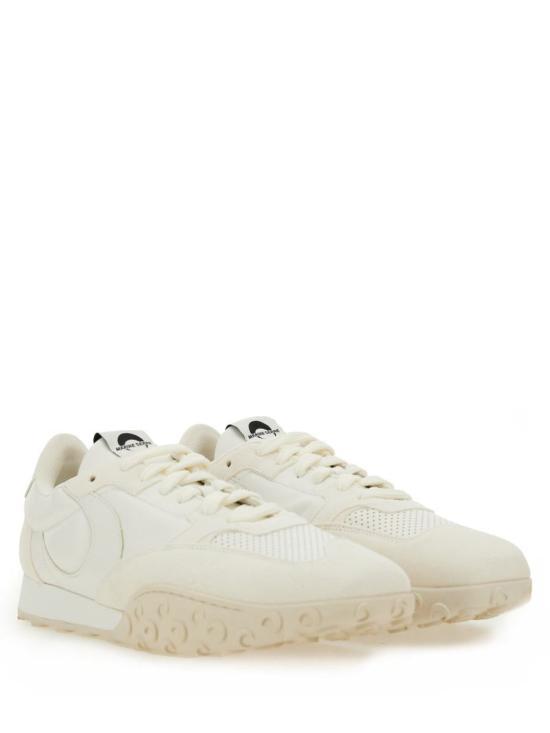 Marine Serre White Leather Sneakers MFW007 ACLEA0009 WH10