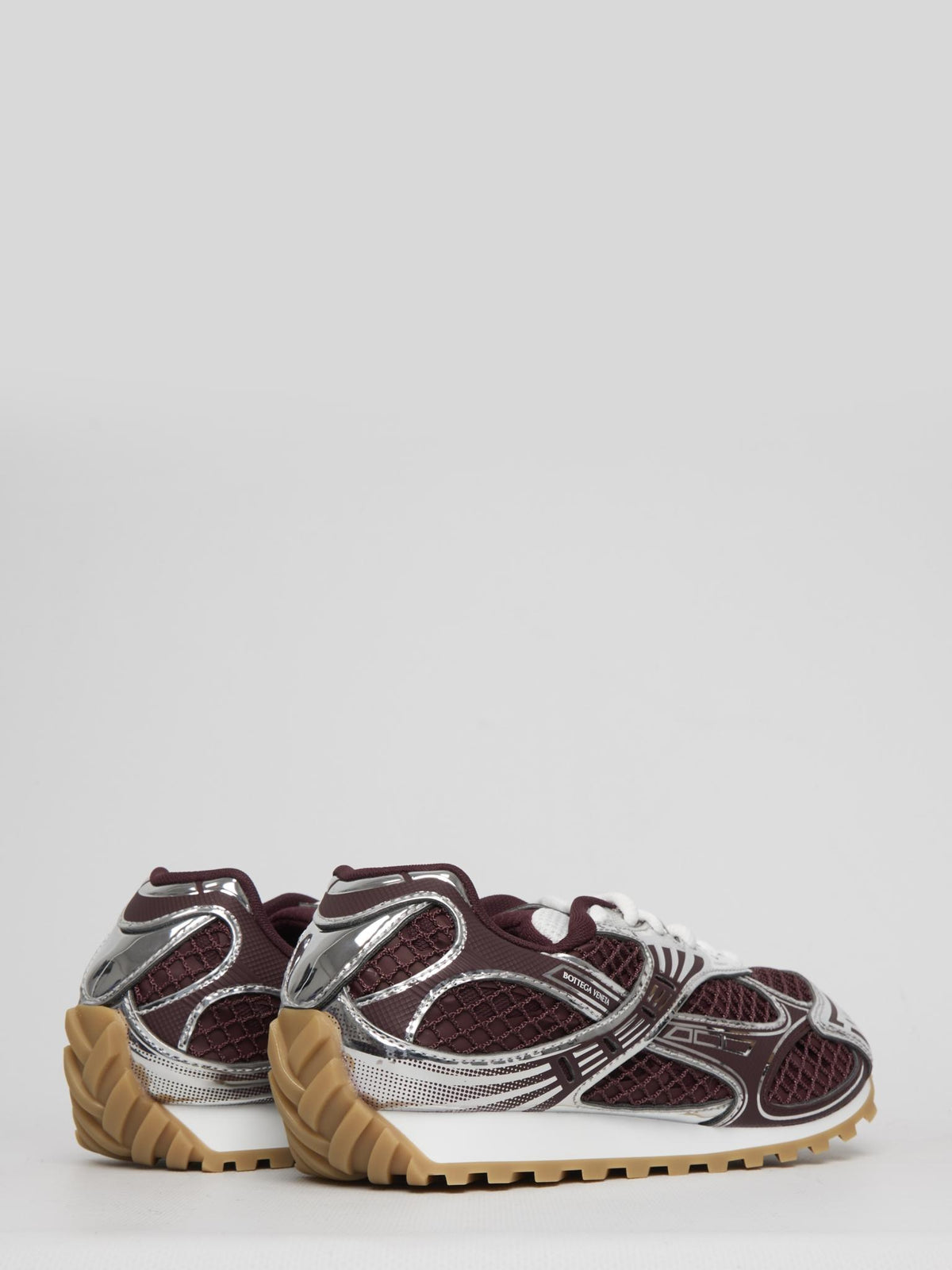 Bottega Veneta Brown Leather Low-Top Sneakers