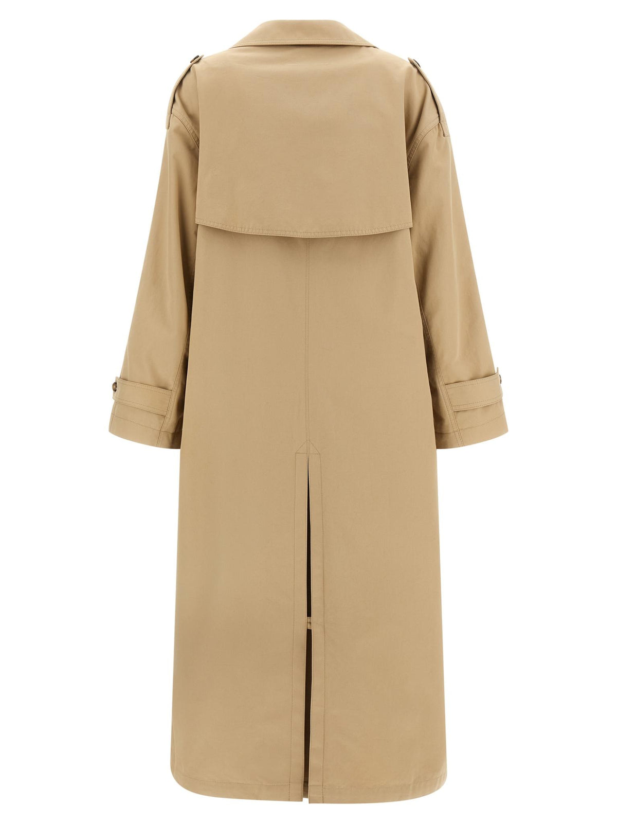 Maison Margiela Beige Cotton Blend Trench Coat