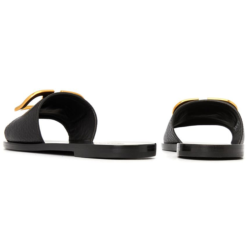 VALENTINO V Logo Signature Women’s Slide Sandals Black