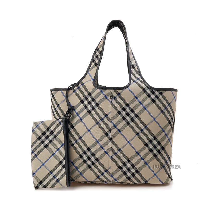 BURBERRY Women’s Medium Check Tote Bag 8105768 LL MD EW TOTE CJ1 B9629