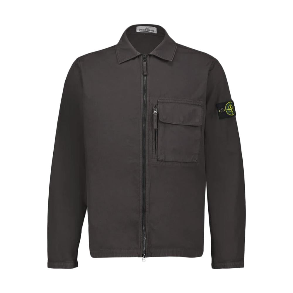 STONE ISLAND Gray Pocket Overshirt Jacket Men’s K2S151200004 S0179 V0062