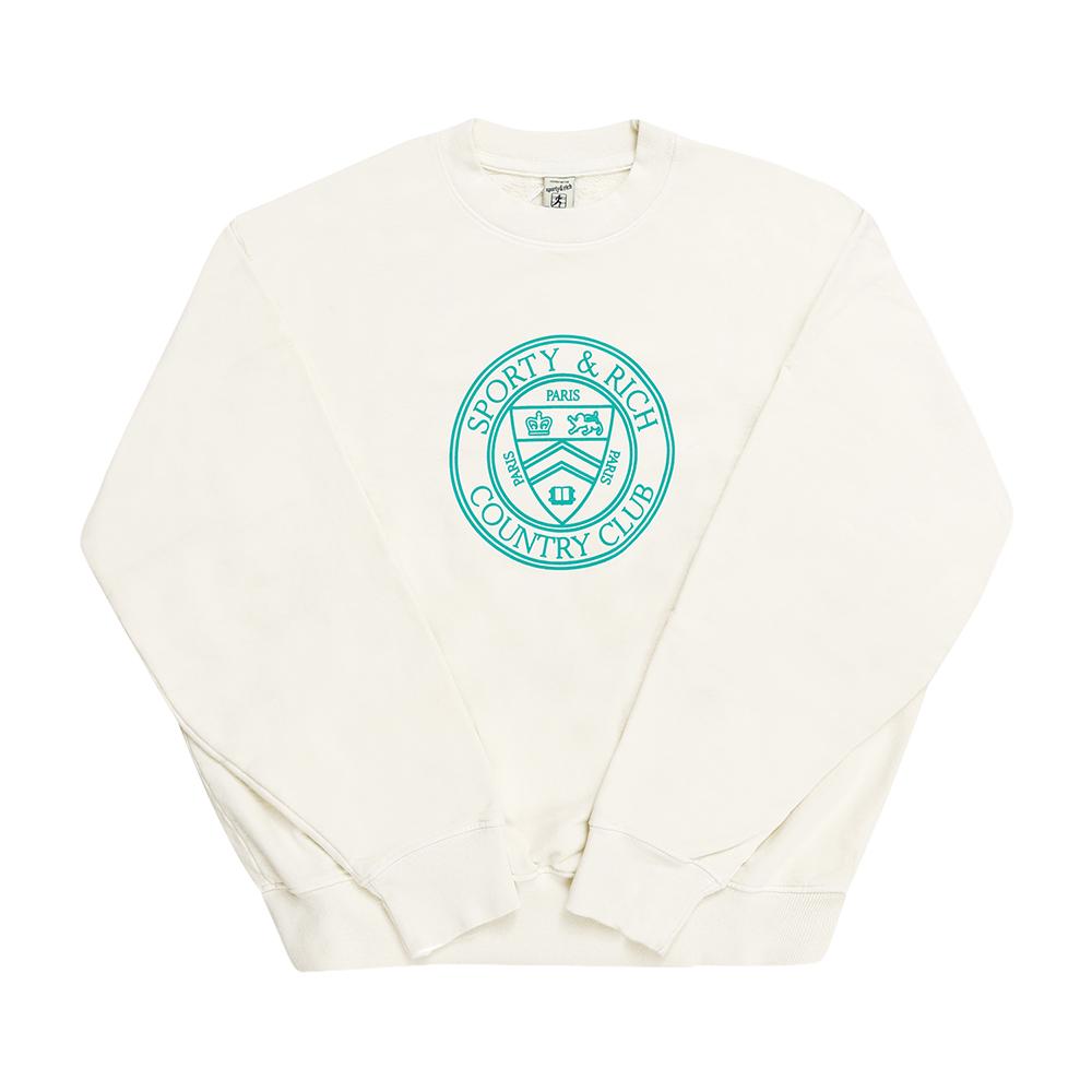 SPORTY&RICH Unisex Crewneck Sweatshirt WS067S416CC
