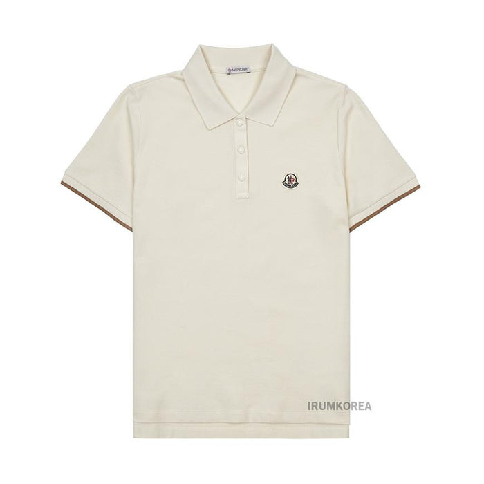Moncler Women’s Patch Logo 3-Button T-Shirt 8A00001 84720 034