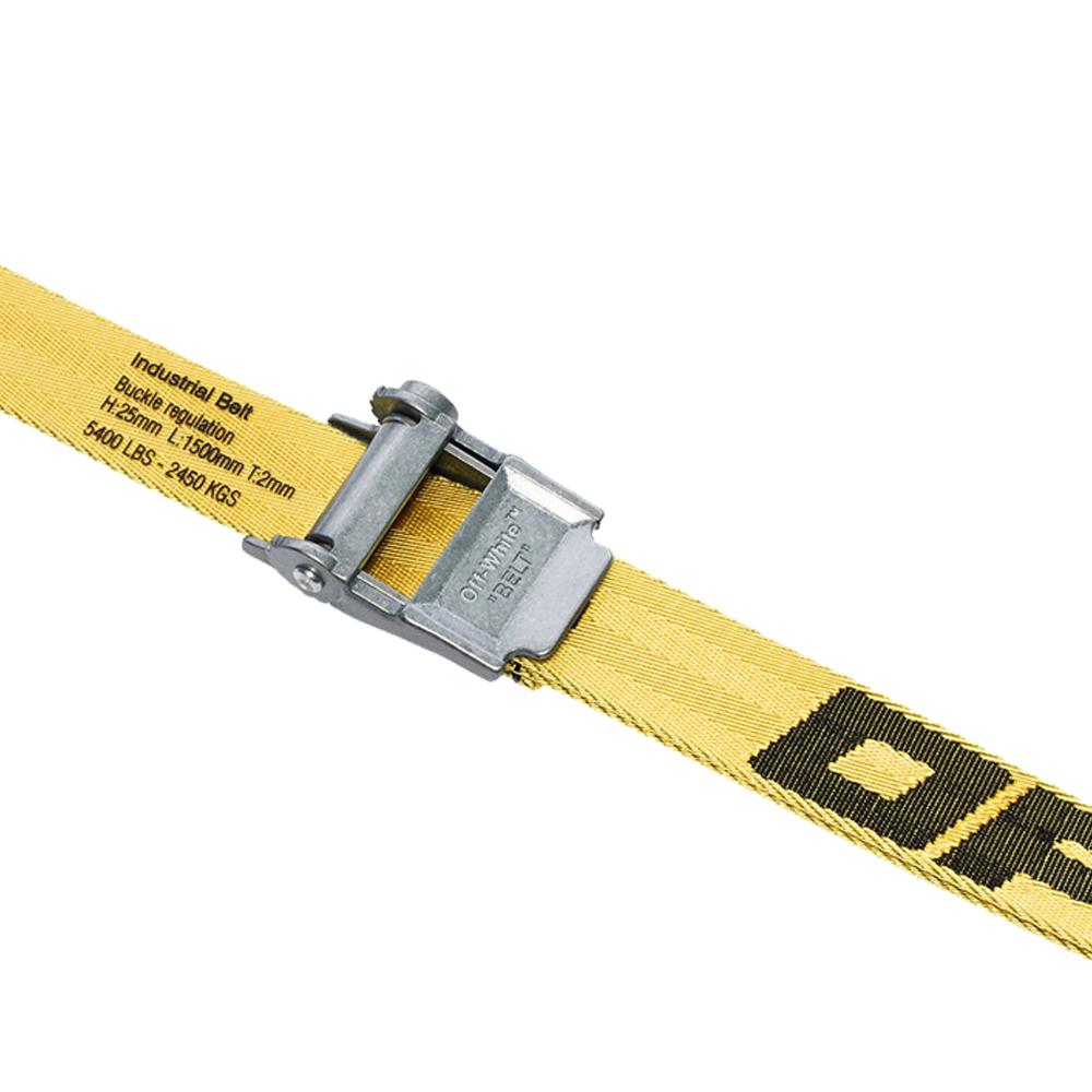 OFF WHITE Yellow Mini Industrial Belt OMRB021 F19F 42028 6010