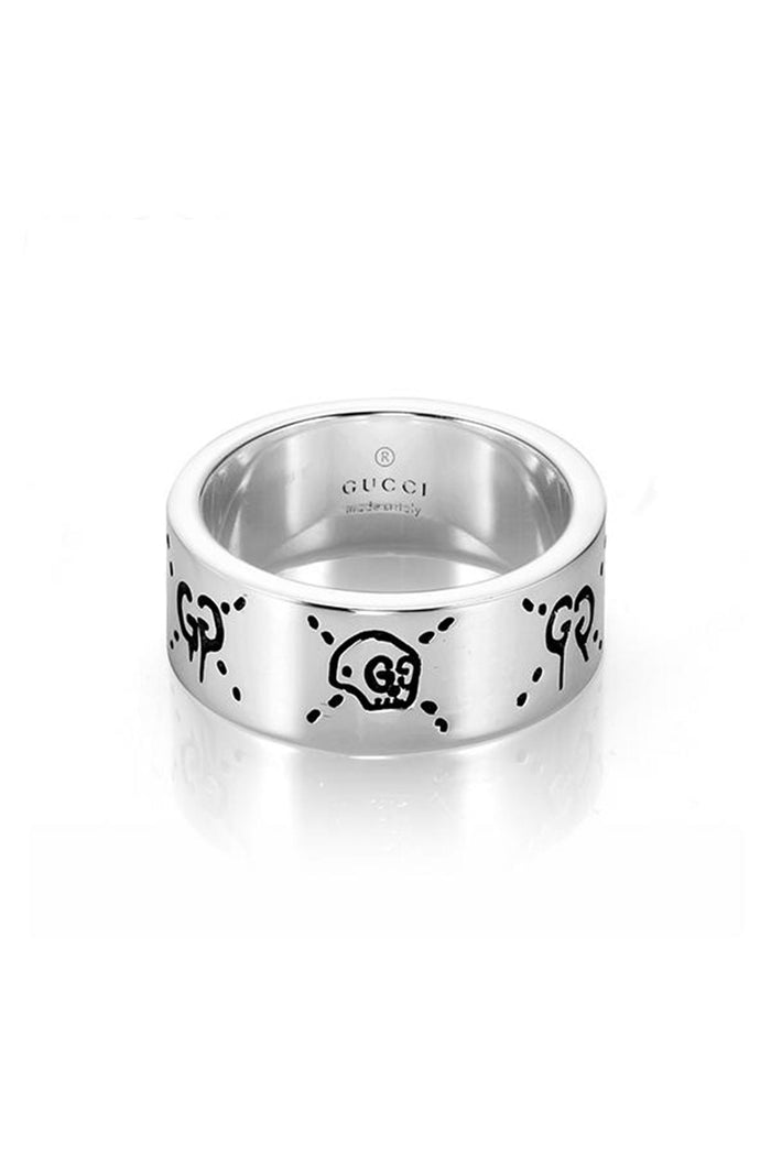 GUCCI Unisex Silver Ring YBC455318001 455318 J8400 0701