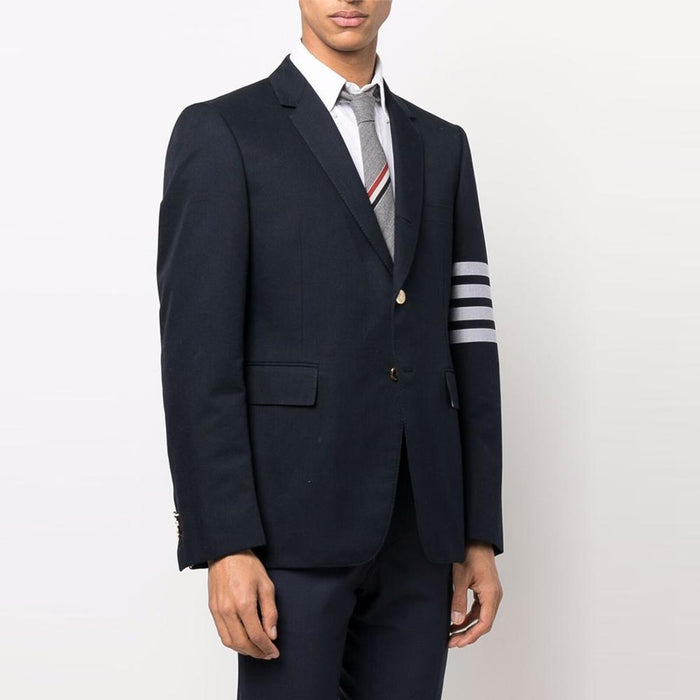 THOM BROWNE Diagonal Armband Classic Blazer Jacket for Men MJC001H 07890 415