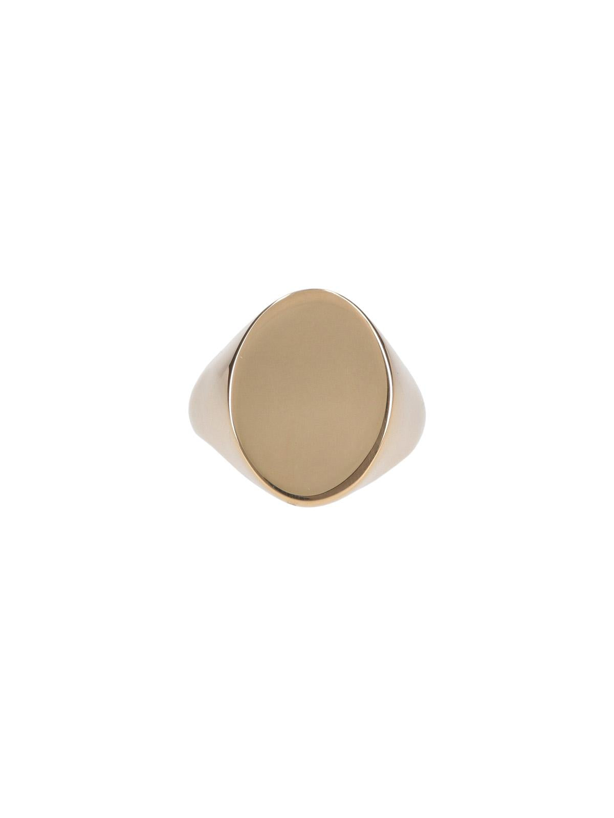 Maison Margiela Silver PVD Signet Ring