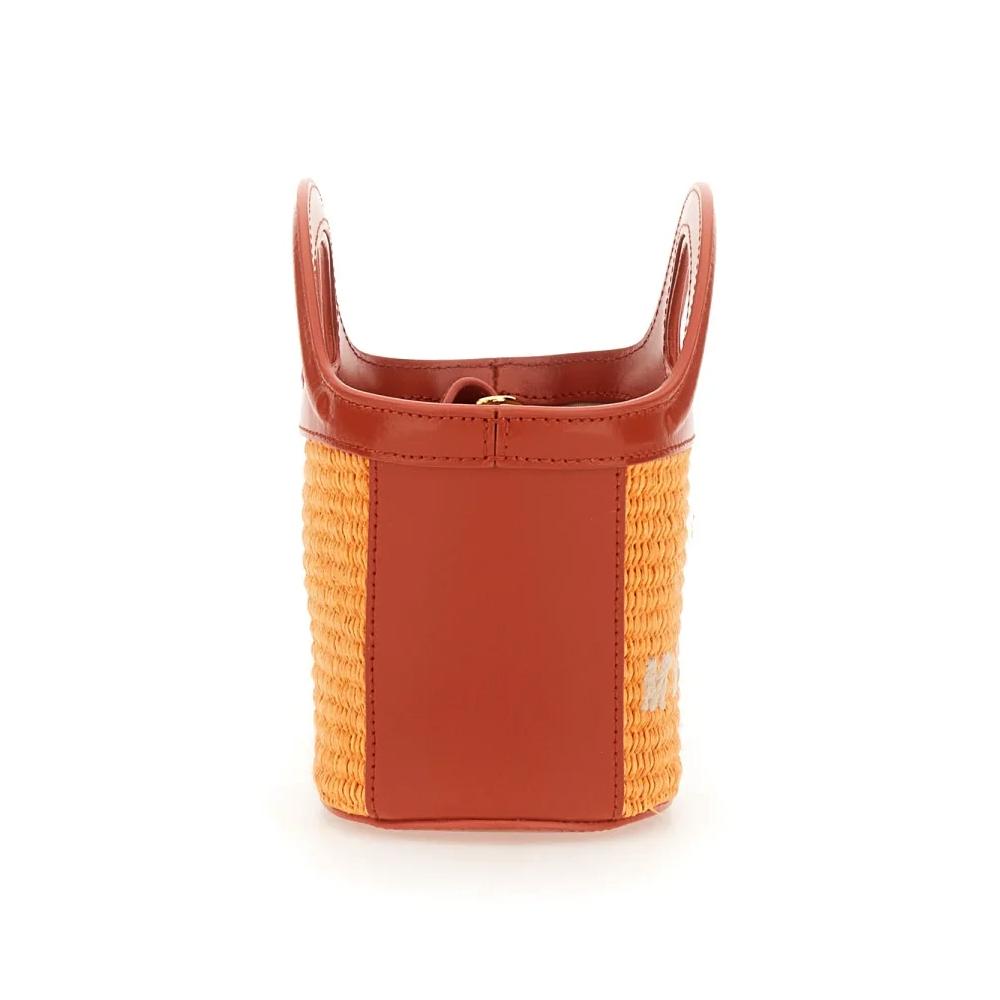 Marni Tropicalia Leather Crossbody Bag Green